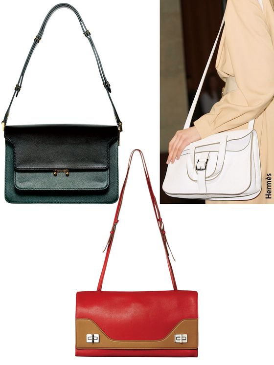 Bag, Rectangle, Shoulder bag, Coquelicot, Leather, Baggage, 
