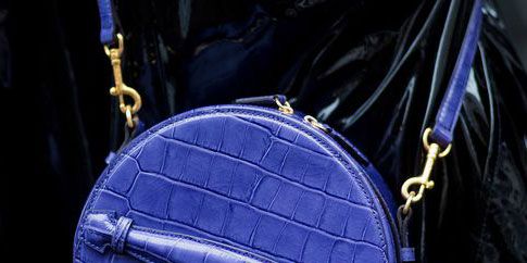 Blue, Cobalt blue, Electric blue, Purple, Violet, Bag, Fashion accessory, Leather, Handbag, Pocket, 
