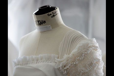 Product, Collar, Mannequin, Fashion, Bottle, Ivory, Embellishment, Natural material, Fashion design, Gown, 