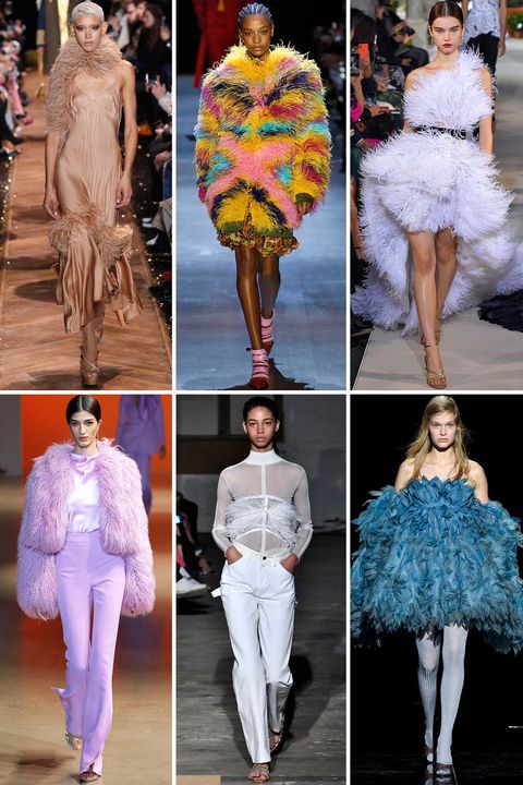 Fashion model, Fashion, Clothing, Fur, Haute couture, Feather, Fur clothing, Pink, Fashion design, Footwear, 
