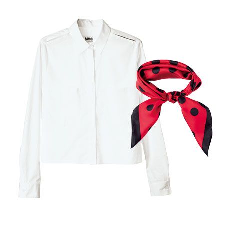 Product, Dress shirt, Collar, Sleeve, Textile, White, Pattern, Carmine, Fashion, Ribbon, 