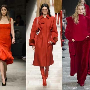 Sleeve, Red, Dress, Formal wear, Style, Fashion, One-piece garment, Fashion model, Maroon, Day dress, 