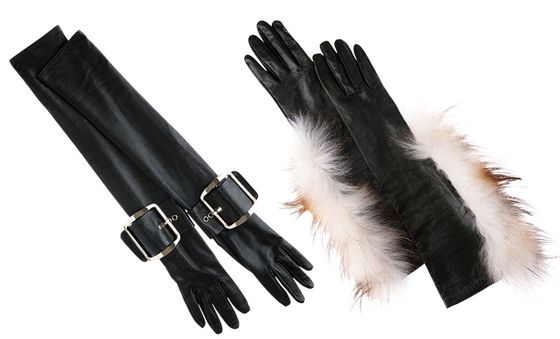 Finger, Wrist, Glove, Safety glove, Black, Gesture, Natural material, Fur, Thumb, Silver, 