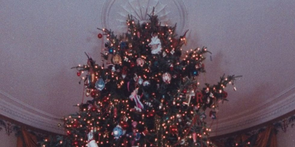 Christmas tree, People, Tree, Christmas decoration, Crowd, Christmas ornament, Christmas, Standing, Event, Fun, 