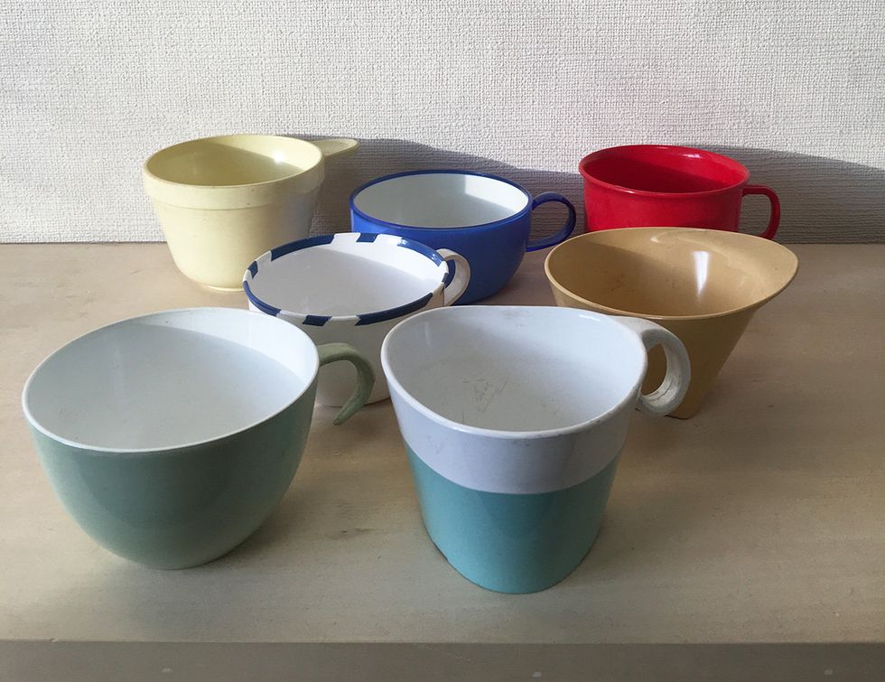 Blue, Cup, Bowl, Turquoise, Tableware, Porcelain, Ceramic, Plastic, Cup, Dishware, 