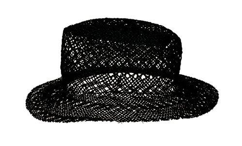 Hat, Style, Line, Headgear, Costume accessory, Black, Costume hat, Black-and-white, Fedora, Costume, 