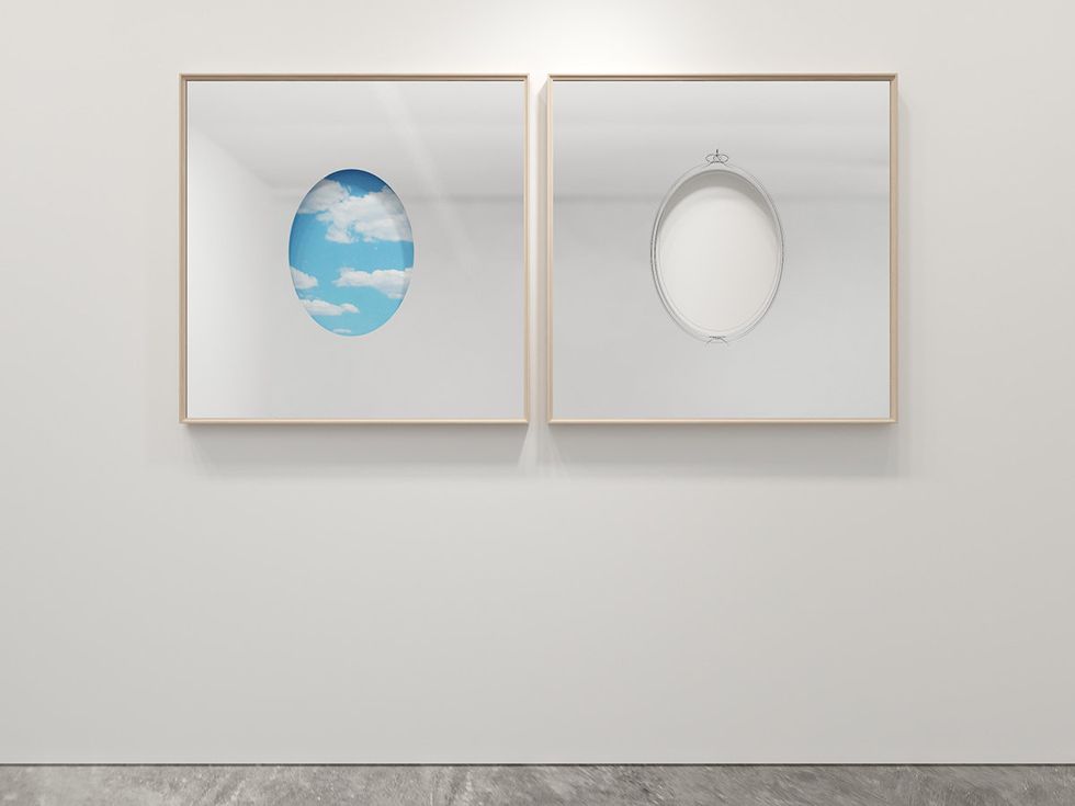 Wall, Circle, Room, Ceiling, Rectangle, Square, Glass, Art, 