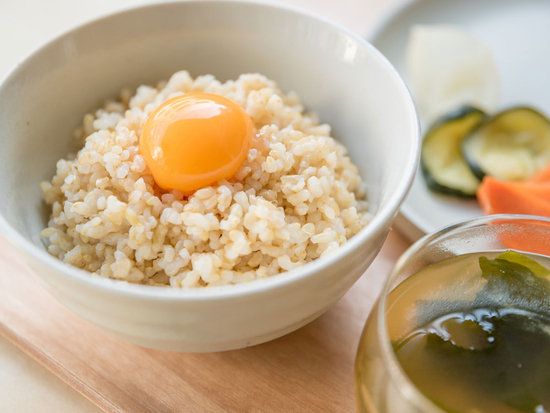 Dish, Food, Cuisine, Ingredient, Tamago kake gohan, Steamed rice, Takikomi gohan, Produce, Rice, Recipe, 