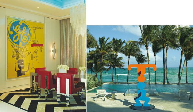 Interior design, Real estate, Majorelle blue, Arecales, Azure, Hall, Interior design, Resort, Tropics, Palm tree, 