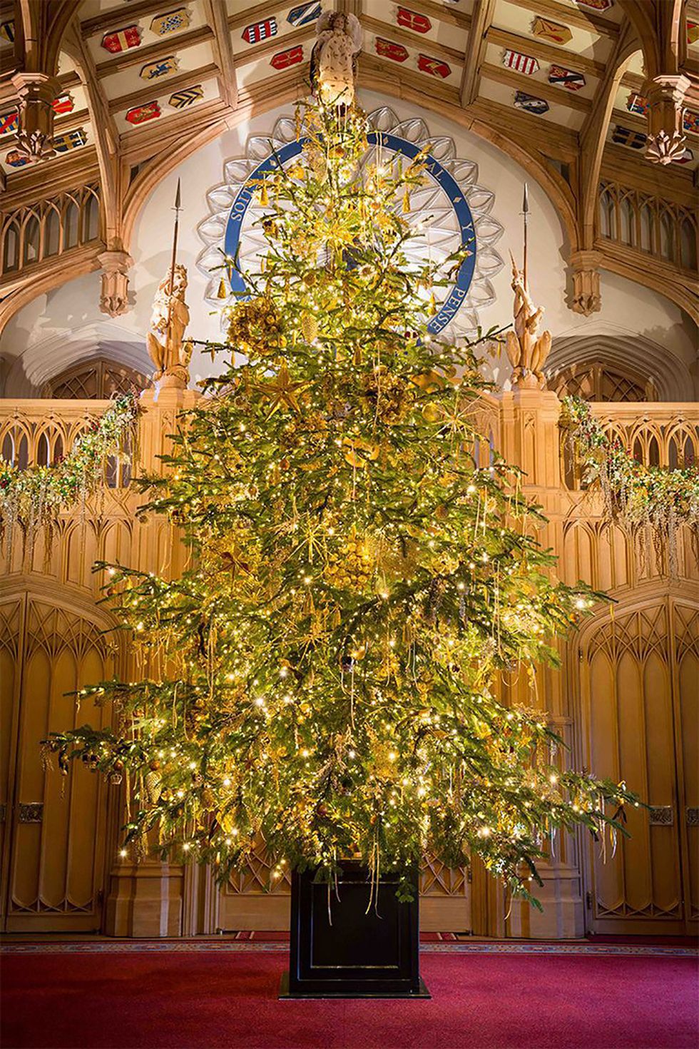 Tree, Architecture, Plant, Woody plant, Building, Christmas, Christmas tree, Arch, Convent, Interior design, 