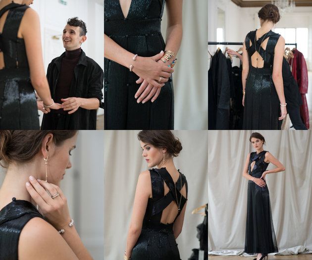 Clothing, Dress, Shoulder, Black, Neck, Cocktail dress, Fashion, Little black dress, Joint, Formal wear, 