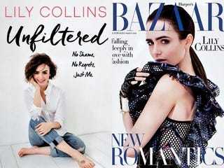 セレブリティの24時間 数字で追うリリー コリンズの私生活 ハーパーズ バザー Harper S Bazaar 公式