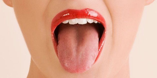 Tongue, Tooth, Mouth, Lip, Facial expression, Jaw, Organ, Skin, Chin, Close-up, 