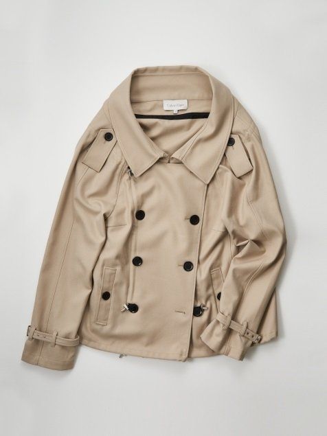 Clothing, Outerwear, Sleeve, Coat, Beige, Jacket, Trench coat, Collar, 
