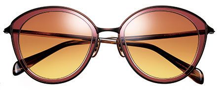 Eyewear, Vision care, Product, Brown, Yellow, Photograph, Red, Glass, Line, Tints and shades, 
