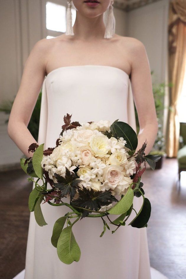 Bouquet, Bride, White, Dress, Photograph, Flower Arranging, Floristry, Wedding dress, Flower, Gown, 