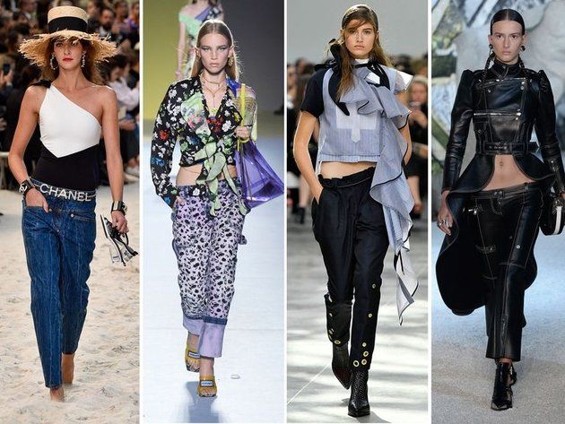 Fashion model, Clothing, Fashion, Jeans, Street fashion, Trousers, Runway, Denim, Waist, Fashion design, 