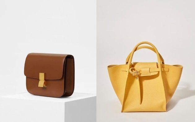 Handbag, Bag, Leather, Product, Yellow, Fashion accessory, Brown, Tan, Beige, Shoulder bag, 