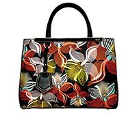 Product, Bag, Style, Shoulder bag, Pattern, Orange, Luggage and bags, Design, Tote bag, Handbag, 
