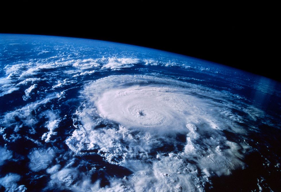 Atmosphere, Outer space, Tropical cyclone, Cyclone, Earth, Astronomical object, Sky, Space, Storm, Universe, 