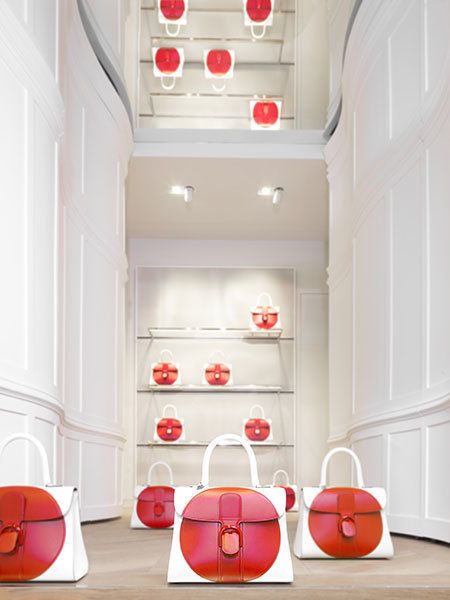 Room, Red, Interior design, White, Orange, Ceiling, Wall, Carmine, Material property, Cabinetry, 
