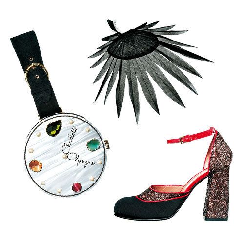 High heels, Sandal, Basic pump, Measuring instrument, Court shoe, Foot, Costume accessory, Analog watch, Clock, Dancing shoe, 