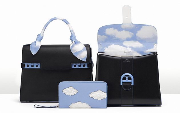 肌触りがいい デルヴォー×マグリット シュールでプレイフルなホリデー バッグ