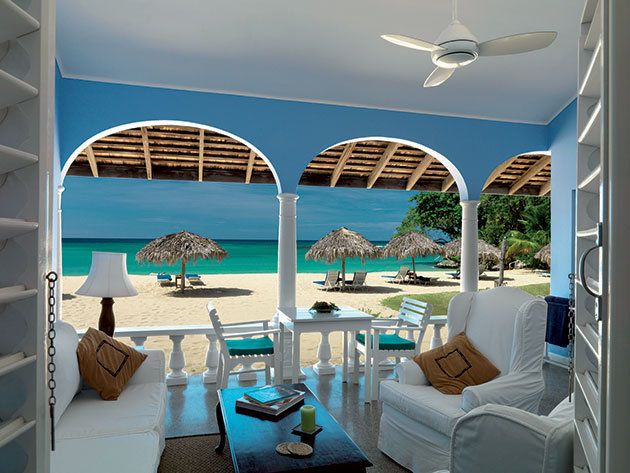 Property, Resort, Interior design, Real estate, Ceiling, Furniture, Turquoise, Seaside resort, Ceiling fan, Ocean, 