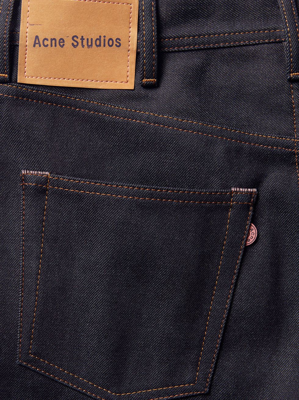 Denim, Jeans, Clothing, Pocket, Brown, Textile, Trousers, Stitch, Leather, 