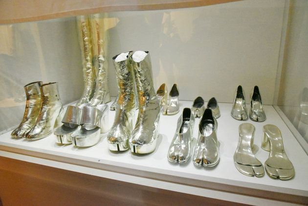 Footwear, Collection, Shoe, Glass, Household silver, Shoe store, Tableware, 