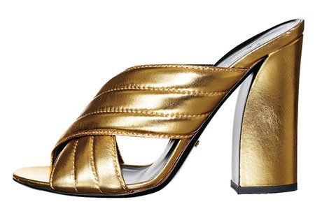Footwear, Yellow, Shoe, Tan, Beige, Gold, Close-up, Leather, High heels, Natural material, 