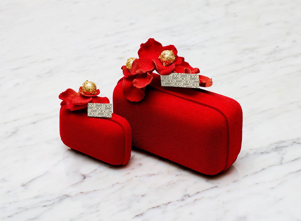 Red, Carmine, Present, Maroon, Lipstick, Coquelicot, Wallet, Gift wrapping, Valentine's day, Craft, 
