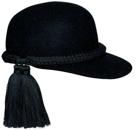Hat, Style, Headgear, Fashion accessory, Costume accessory, Costume hat, Black, Costume, Fedora, Bonnet, 