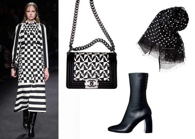 Product, Pattern, White, Bag, Style, Boot, Font, Fashion, Black, Black-and-white, 