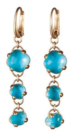 Blue, Green, Jewellery, Aqua, Fashion accessory, Earrings, Turquoise, Teal, Natural material, Metal, 