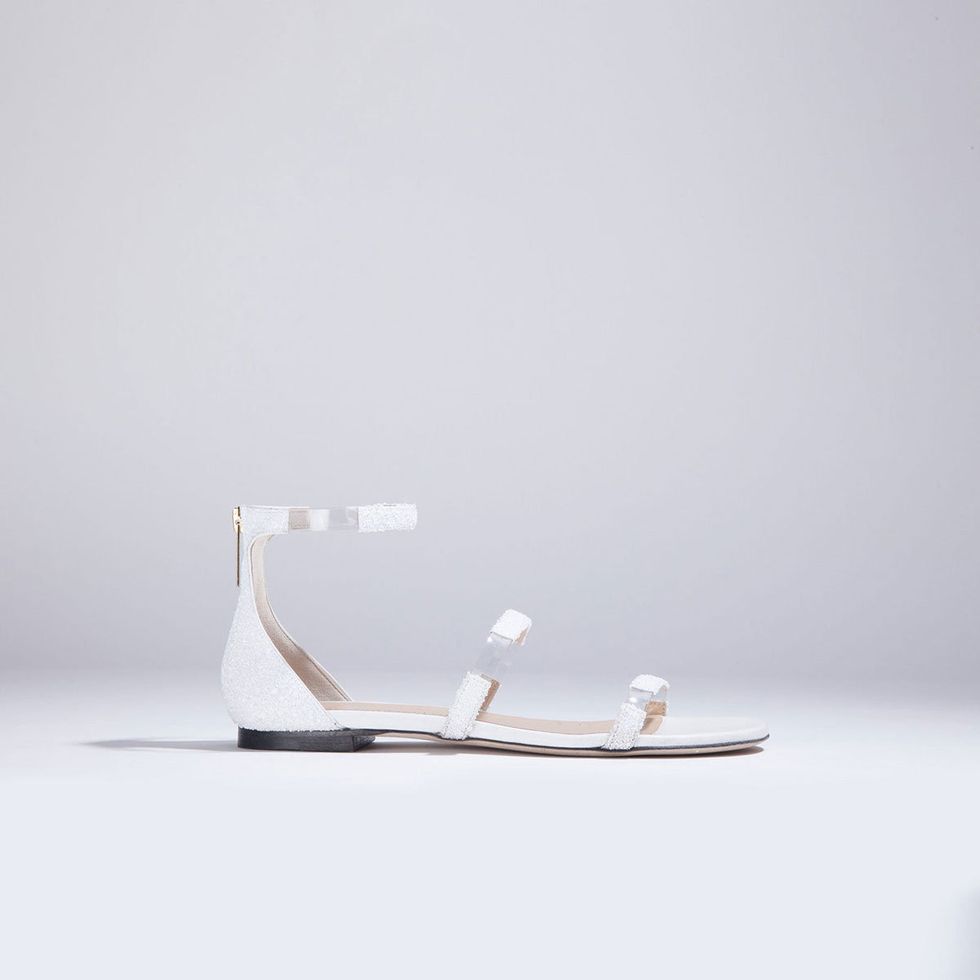 White, Still life photography, Table, Footwear, Furniture, Shoe, Metal, 