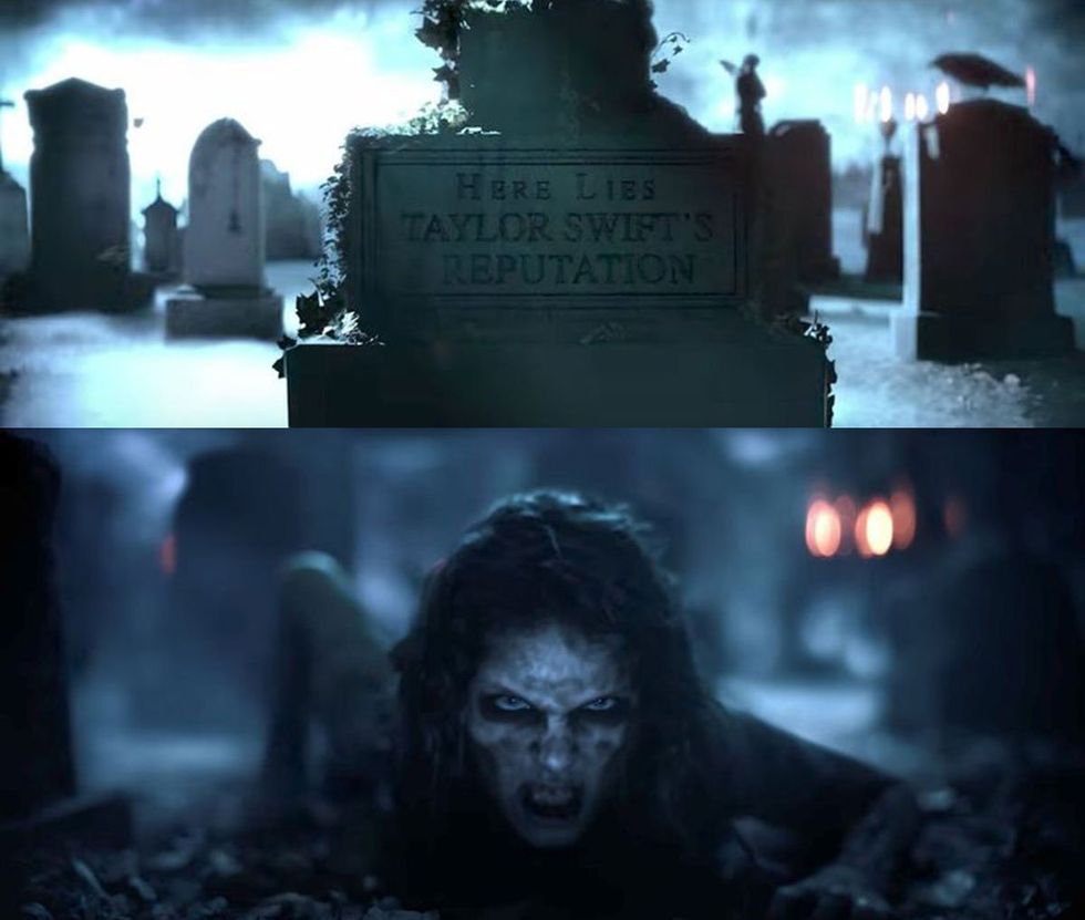 Headstone, Darkness, World, Fictional character, Cemetery, Grave, Gas, Fiction, Memorial, Digital compositing, 