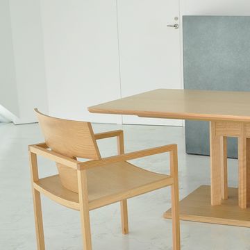 Furniture, Chair, Table, Plywood, Desk, Room, Wood, Design, Interior design, Material property, 