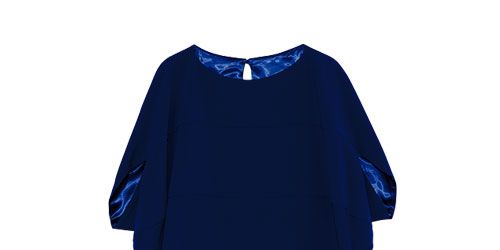 Blue, Sleeve, Textile, Collar, Electric blue, Cobalt blue, Azure, Aqua, Active shirt, Pattern, 