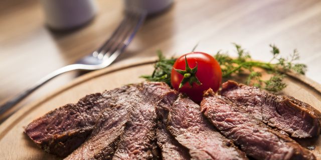 Dish, Flat iron steak, Food, Cuisine, Steak, Roast beef, Sirloin steak, Rib eye steak, Steak au poivre, Kobe beef, 