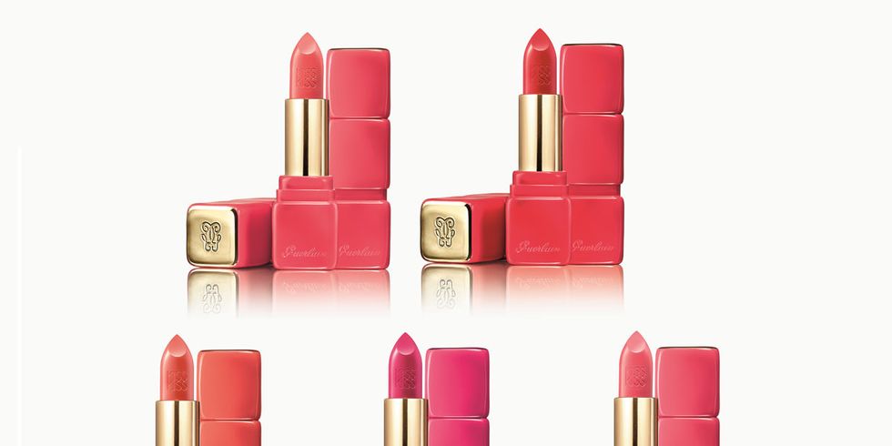 Lipstick, Pink, Cosmetics, Red, Product, Beauty, Lip, Material property, Magenta, Tints and shades, 
