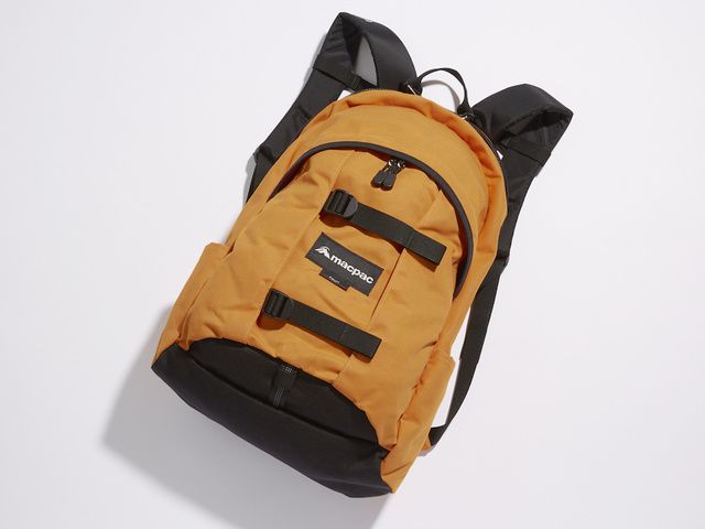 Yellow, Bag, Backpack, Beige, 
