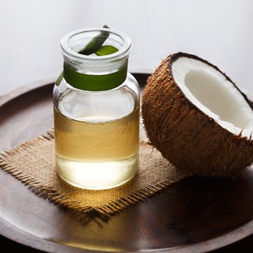 Serveware, Liquid, Ingredient, Fluid, Dishware, Home accessories, Chemical compound, Still life photography, Coconut, Solution, 