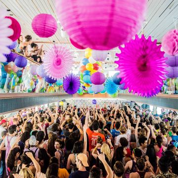 Pink, Crowd, Purple, Event, Magenta, Fun, Party, Festival, Balloon, Photography, 
