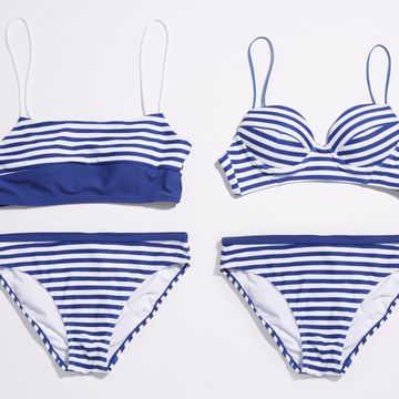 Clothing, Swimsuit top, Swimsuit bottom, Swimwear, Bikini, One-piece swimsuit, Undergarment, 