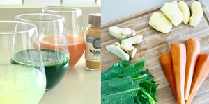 Food, Vegetable juice, Ingredient, Vegetable, Smoothie, Drink, Vegetarian food, Plant, Spinach, Juice, 