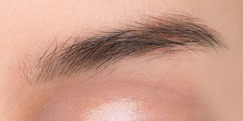 Eyebrow, Face, Eye, Eyelash, Eye shadow, Skin, Forehead, Close-up, Organ, Nose, 