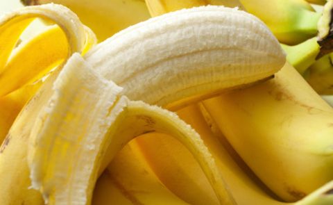 Banana family, Banana, Food, Natural foods, Fruit, Cooking plantain, Yellow, Peel, Summer squash, Plant, 