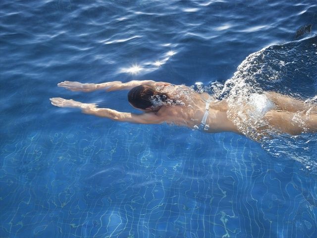 Swimming, Swimmer, Water, Freestyle swimming, Backstroke, Recreation, Sky, Medley swimming, Leisure, Fun, 