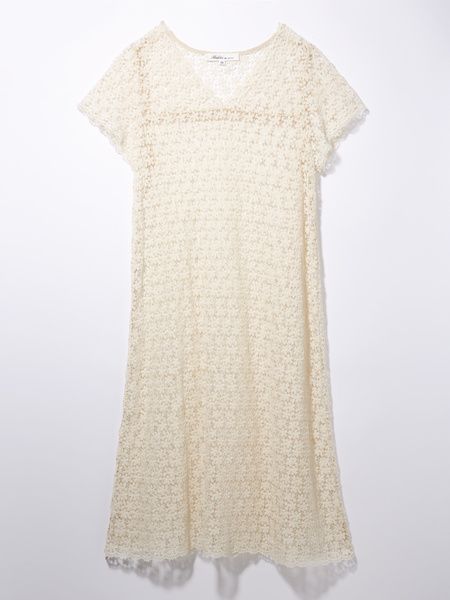 Clothing, White, Day dress, Dress, Sleeve, Lace, Beige, Cocktail dress, Pattern, Cover-up, 